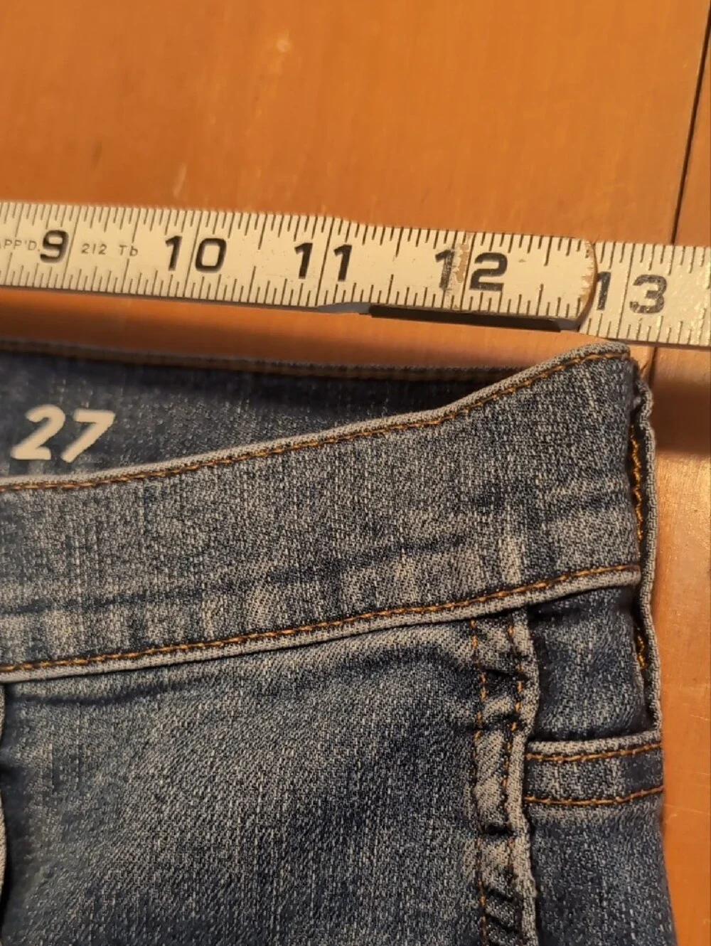 J. Crew Dark Blue High-Rise Button-Fly Jeans